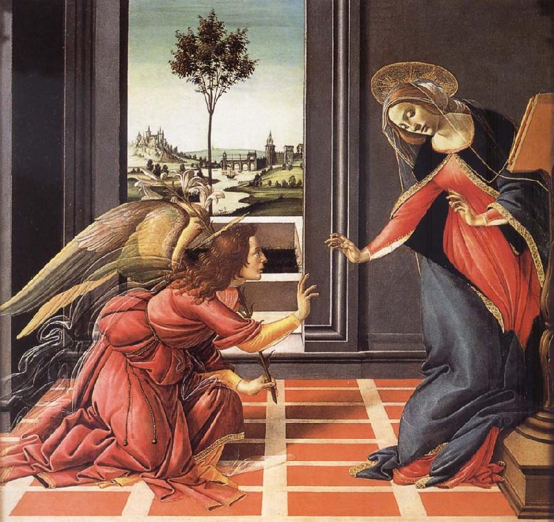 Sandro Botticelli La Anunciacion oil painting image